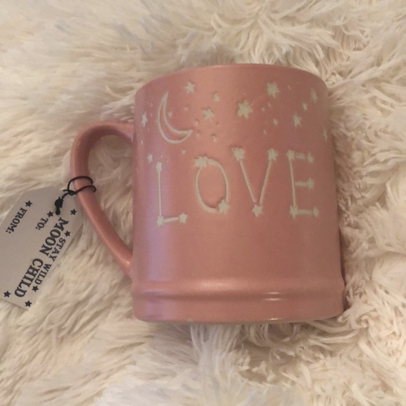 Stay Wild Moon Child Pink Celestial Star Love Mug - Picture 3 of 12